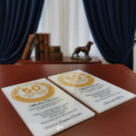 placa conmemorativa sociedad canina