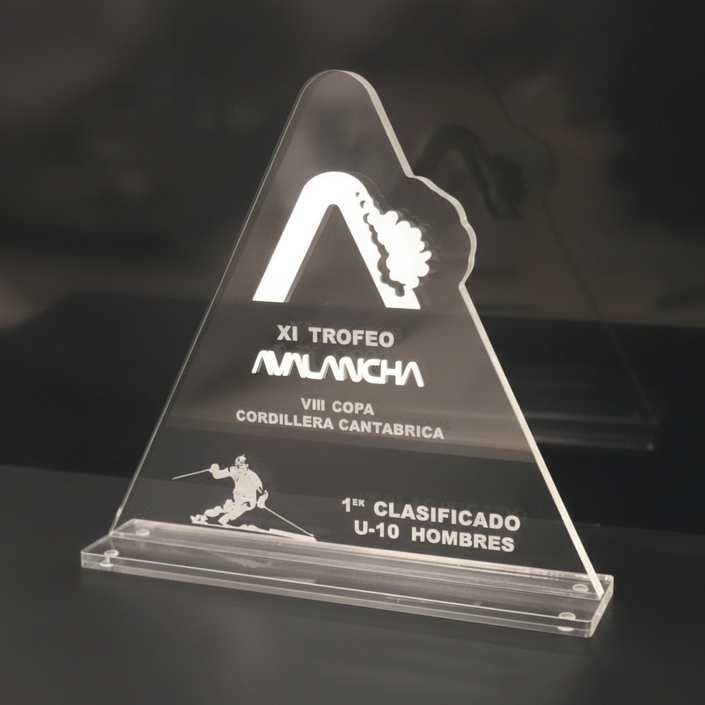Trofeo metacrilato Avalancha trofeo avalancha